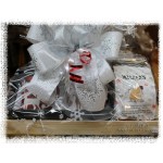 Holiday Reindeer Mug Set & Treats Gift Basket